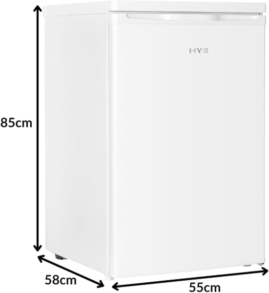 Under Counter Freezer - 91L Freezer, 85CM Height, 55CM Width, Quiet 40 dB Operation, Freestanding Design, White, Ideal For Smaller Homes & Apartments - RF01UCFR91W01 - 5