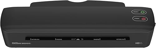 Miniatura 1 de Office Depot® Brand HD95 Laminadora térmica, 9-1/2 pulgadas de ancho, negro