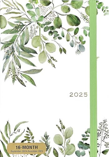 2025 Eucalyptus Weekly Planner (16 months, Sept 2024 to Dec 2025)