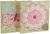 Kids Line Bella Canvas Wall Art 2 Piece, Pink (Discontinued by Manufacturer)