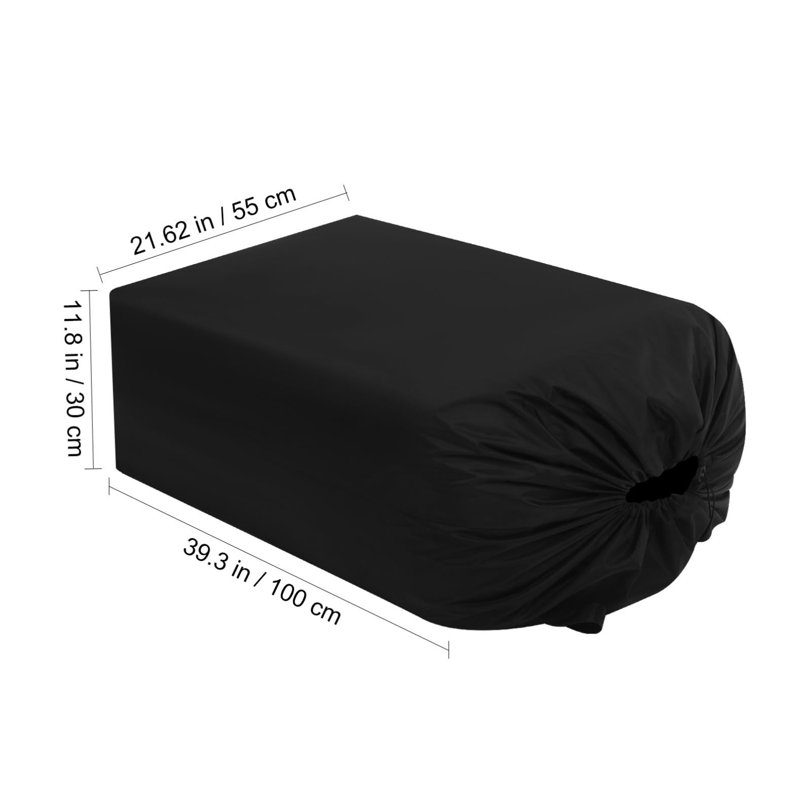 Sacca Porta Passeggino da Viaggio per Aereo in Nylon Nero | Doppie Tracolle, Chiusura a Coulisse Bloccabile, Cuciture Rinforzate per Maggiore Protezione e Trasporto Comodo
