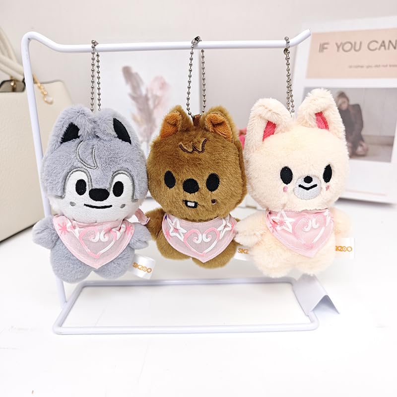 SKZ Plush Keychain with Scarf STAY mini Keyring 10 cm stray-kids