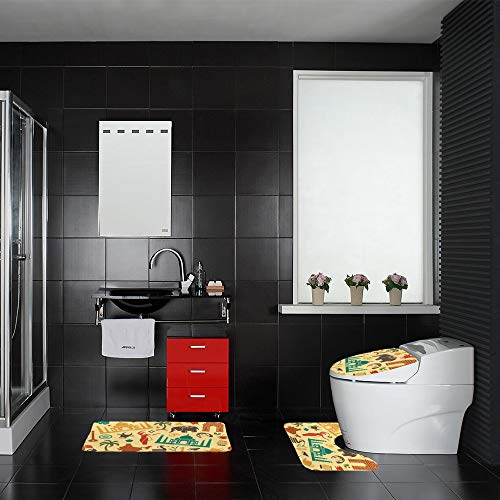 Tapis de bain intérieur extérieur antidérapant avec absorption d'eau - 4