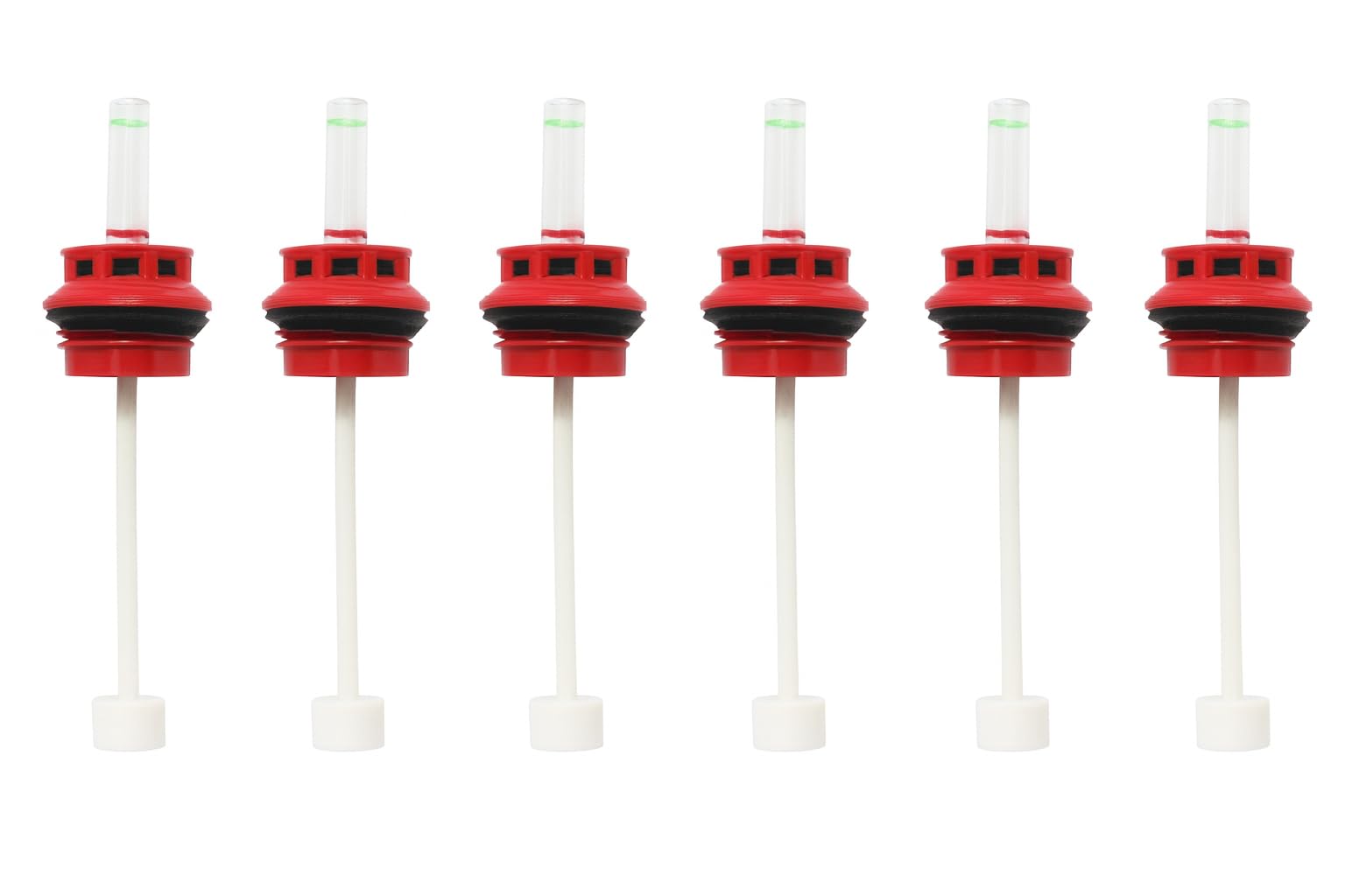 generic Luminous/microtek compatible (NOT FOR EXIDE) inverter and solar battery water level indicator cap set- 6 pieces RED (3cm)-picture-17
