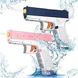 2 Pack Water Guns for Adults＆Kids [20FT] with 4 Clips, Soaker Squirt Guns Toys, Summer Swimming Poo
