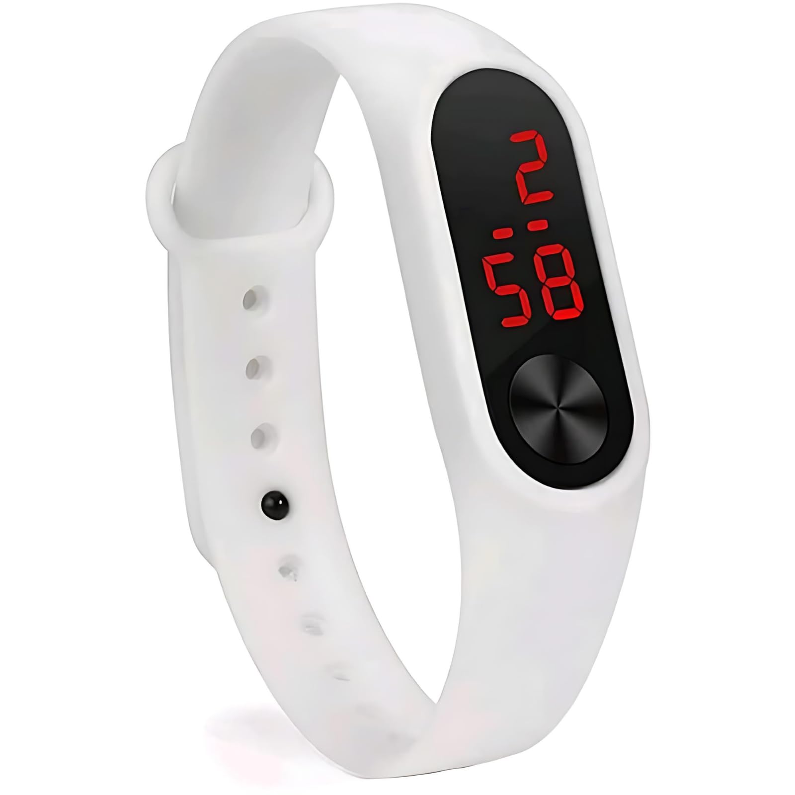 MIHEE JEWELS Metal Leather Band Round Shape Buckle Clasp Casual wear Analogue Watch (M-J-20350_White) (B0CXLVNFZ3) Amazon Price History, Amazon Price Tracker