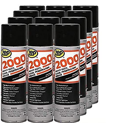 Miniatura 4 de Zep Aerosol lubricante de alta presión 2000  13 onzas (caja de 12) 416401  Fórmula penetrante de fuerza industrial
