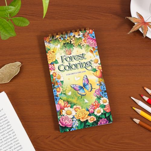 Mini livre de coloriage Forest Dreams, cadeau idéal de Noël - 2