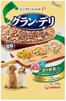 Amazon Co Jp ユニチャーム ペットケア グラン デリ カリカリ仕立て 成犬用 低脂肪 彩り野菜入りセレクト 脂肪分約25 カット 700g ドッグフード ペット用品 Amazon Co Jp ユニチャーム ペットケア グラン デリ カリカリ仕立て 成犬用 低脂肪 彩り野菜入りセレクト 脂肪分約25 カット 700g ドッグフード ペット用品