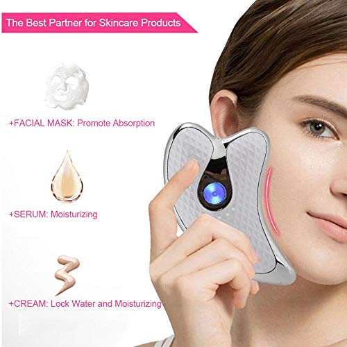 Electric Gua Sha Plate, Gua Sha Tools Face Scraping Massager, Facial Scraping Plate Lifting Device Scraping Board For Anti Aging Anti Wrinkles Lifting Face Skin #TOP6