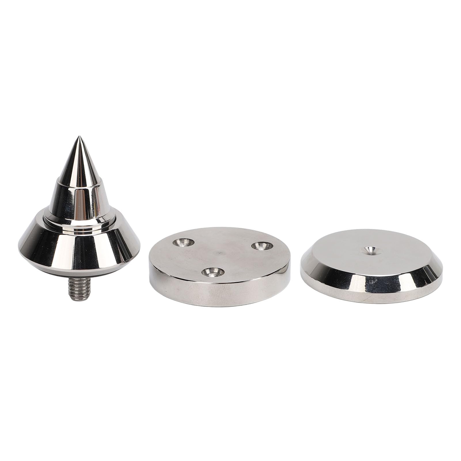 Paquete de 4 Protectores de Suelo con Puntas de Altavoz, Altura Ajustable M8, Almohadilla de Punta para Altavoz para Subwoofer, Reproductor de CD, DVD, Amplificador, Tocadiscos y