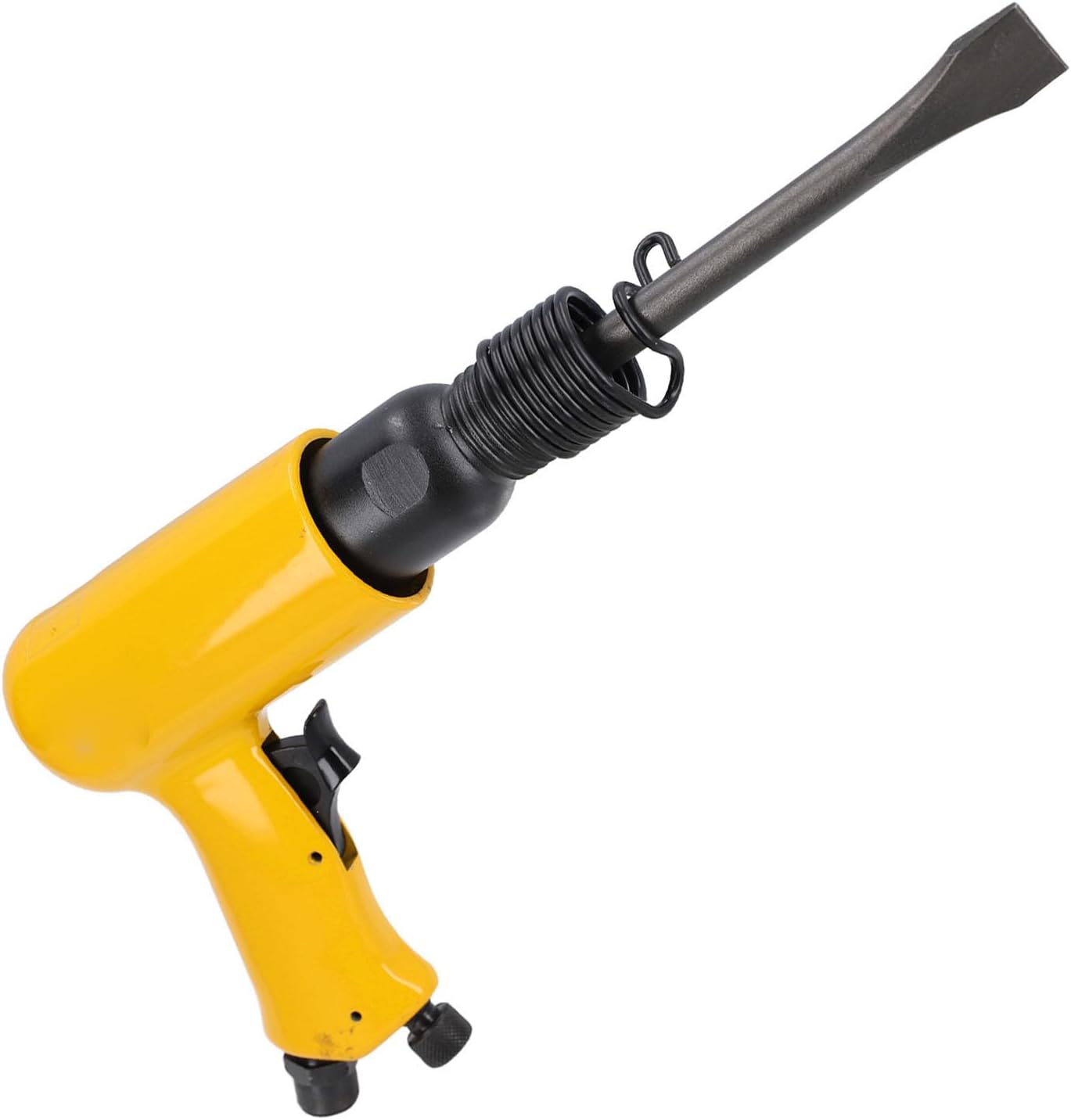 Air Hammer Kit Multifunction Pneumatic Chisel Set 3000BPM 66mm Stroke for Metal Cutting Body Repairs Aluminum Alloy Alloy Steel 1/4 Inch PT Inlet 3/8 Inch Pipe Intake