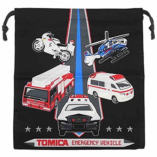 トミカきんちゃくポーチ M/クロ TOMICA