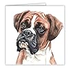 WaggyDogz Boxer Dog Gift Bundle - 2 Items - Quality Greetings Card with Smelly Dogs Car Air Freshener … #2