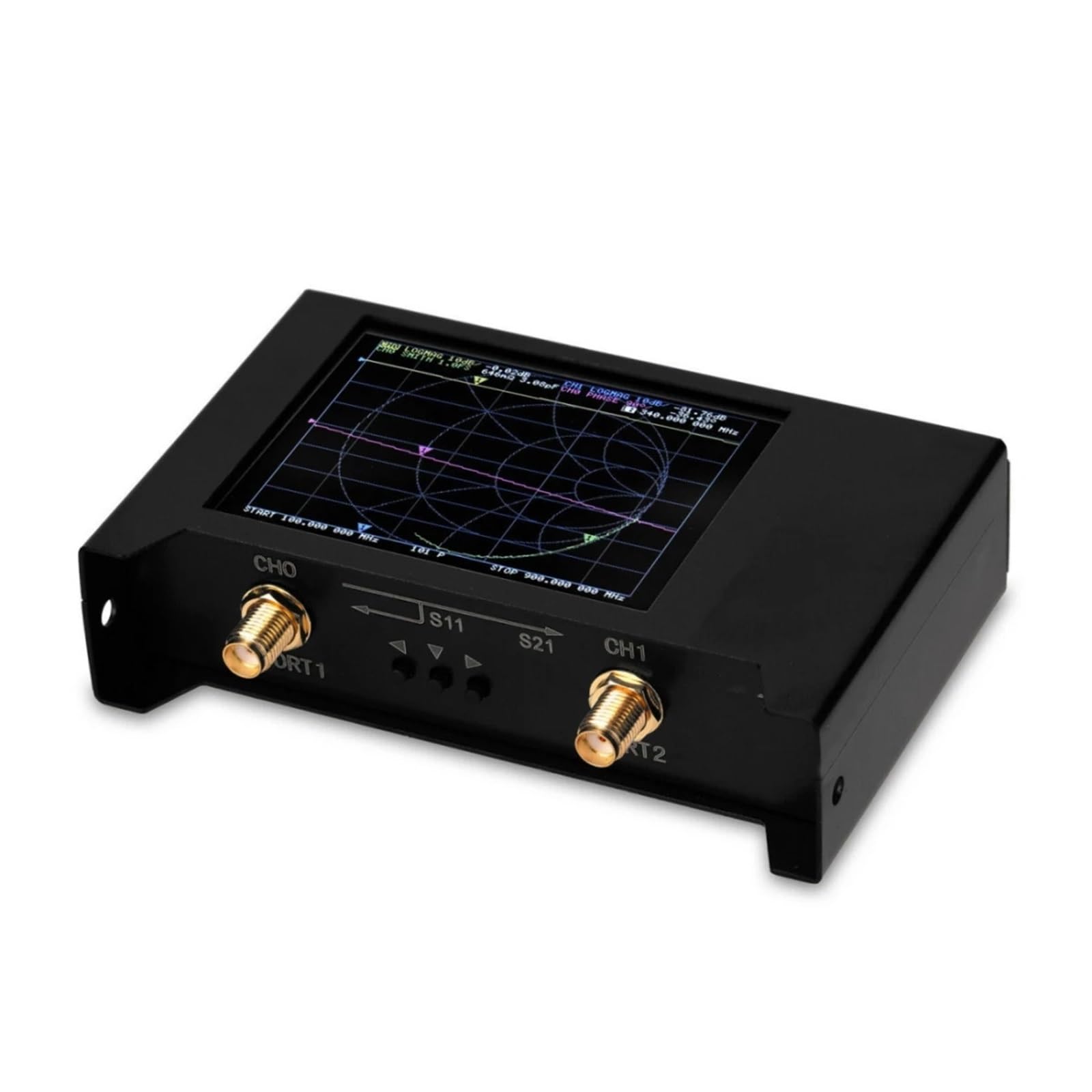 Analizador de Redes Vectorial, Analizador de red vectorial VNA V2 de 3 GHz Analizador de antena de onda corta HF VHF UHF VNA 10 KHz -3 GHz