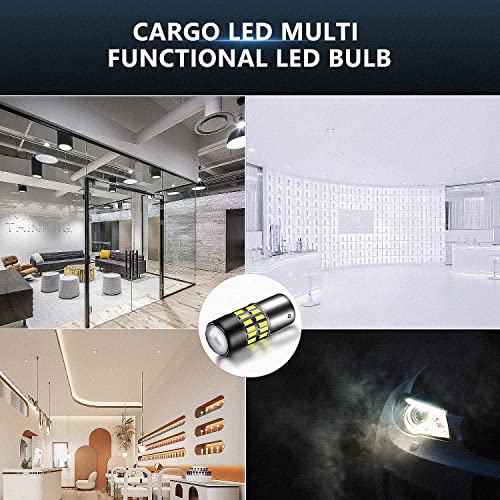 Cargo Led Extremely Super Bright 30-Ex 3014 Chipsets Ba9 Ba9S 53 57 1895 64111 Led Light Bulbs With Projector For Side Door Courtesy Lights Map Lights 6000K Xenon White 12-24V(Pack Of 2) #TOP5