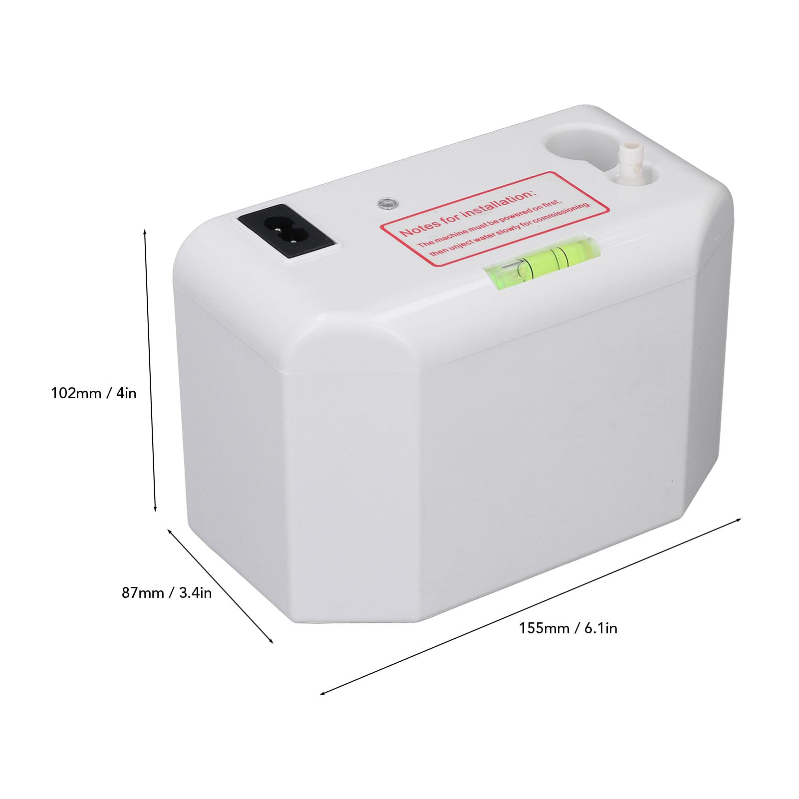 SIXRUN 40L/h Kondensatablaufpumpe, 200ml Fassungsvermögen 10m Förderhöhe mit Niedrigem Geräuschpegel 42,5dB Sicherheitsschalter für Gewerbliche Eismaschine Klimaanlage