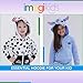 Disney 101 Dalmatians Patch Little Girls French Terry Zip Up Cosplay Hoodie Polka Dots Black/White 6