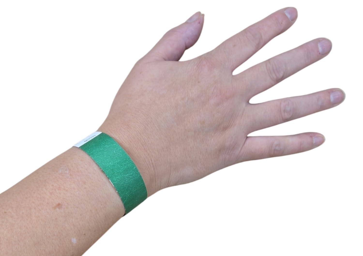Tyvek Wristbands 3/4 inch 100 Pack, Paper Like Bracelets Used for Events Nightclubs, waterparks etc. Dark Green - Image 2