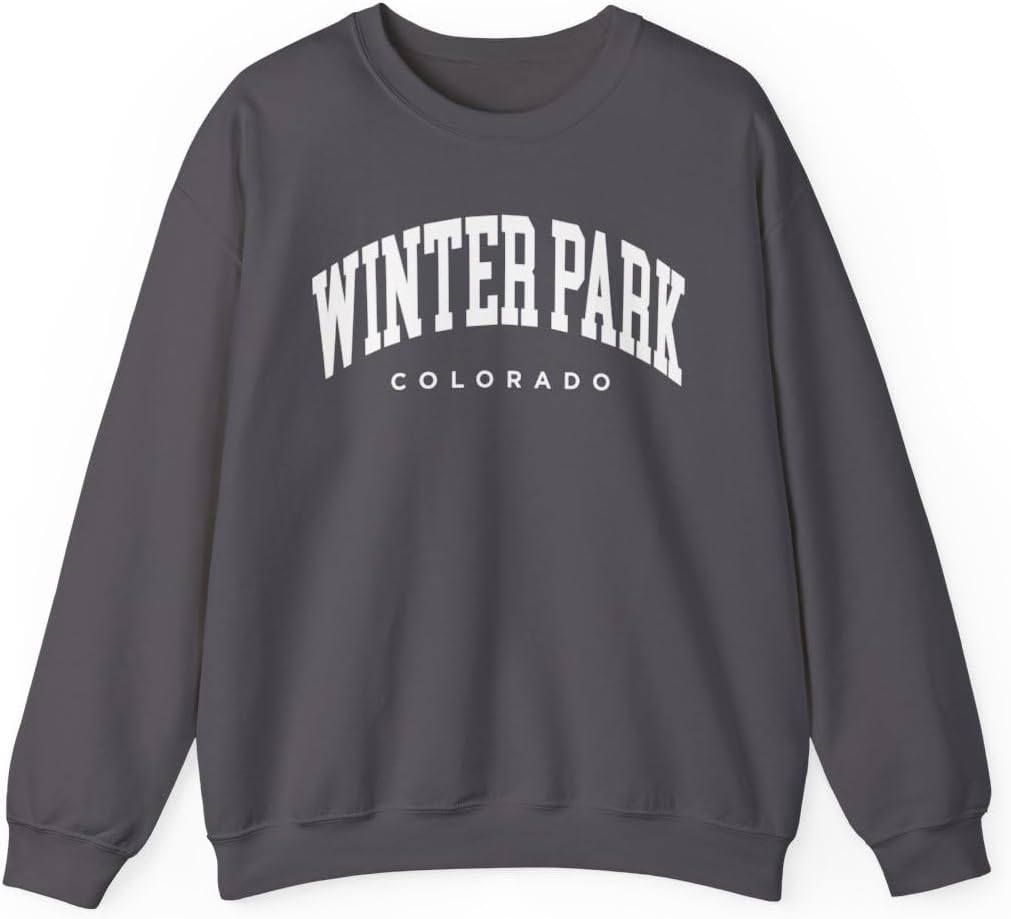 Winter Park Colorado Adult Unisex Crewneck Sweatshirt