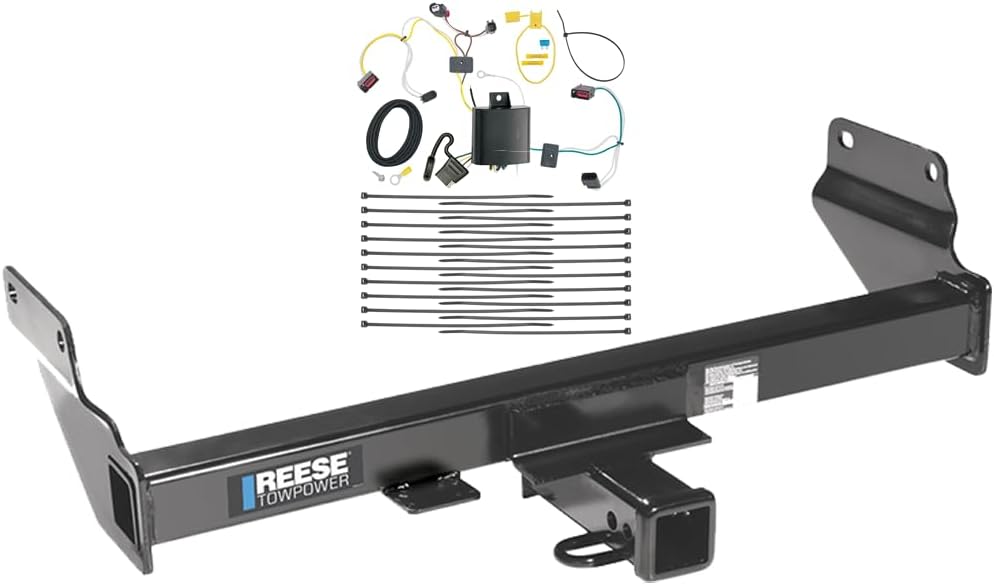 Reese Trailer Hitch + 4 Way Wiring for 14-21 Jeep Grand Cherokee 2022 WK 44650 Class 3