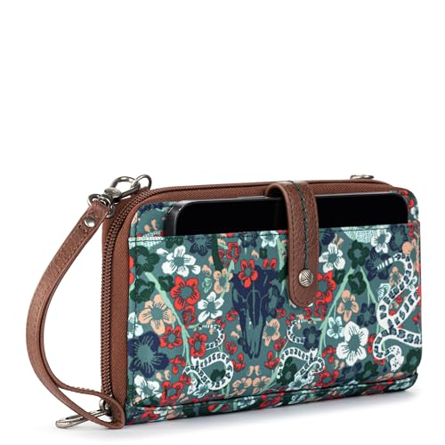 Image of Sakroots Smartphone Crossbody Purse - Women's Cellphone Bag & Wallet For Everyday - Convertible Wristlet With Zipper