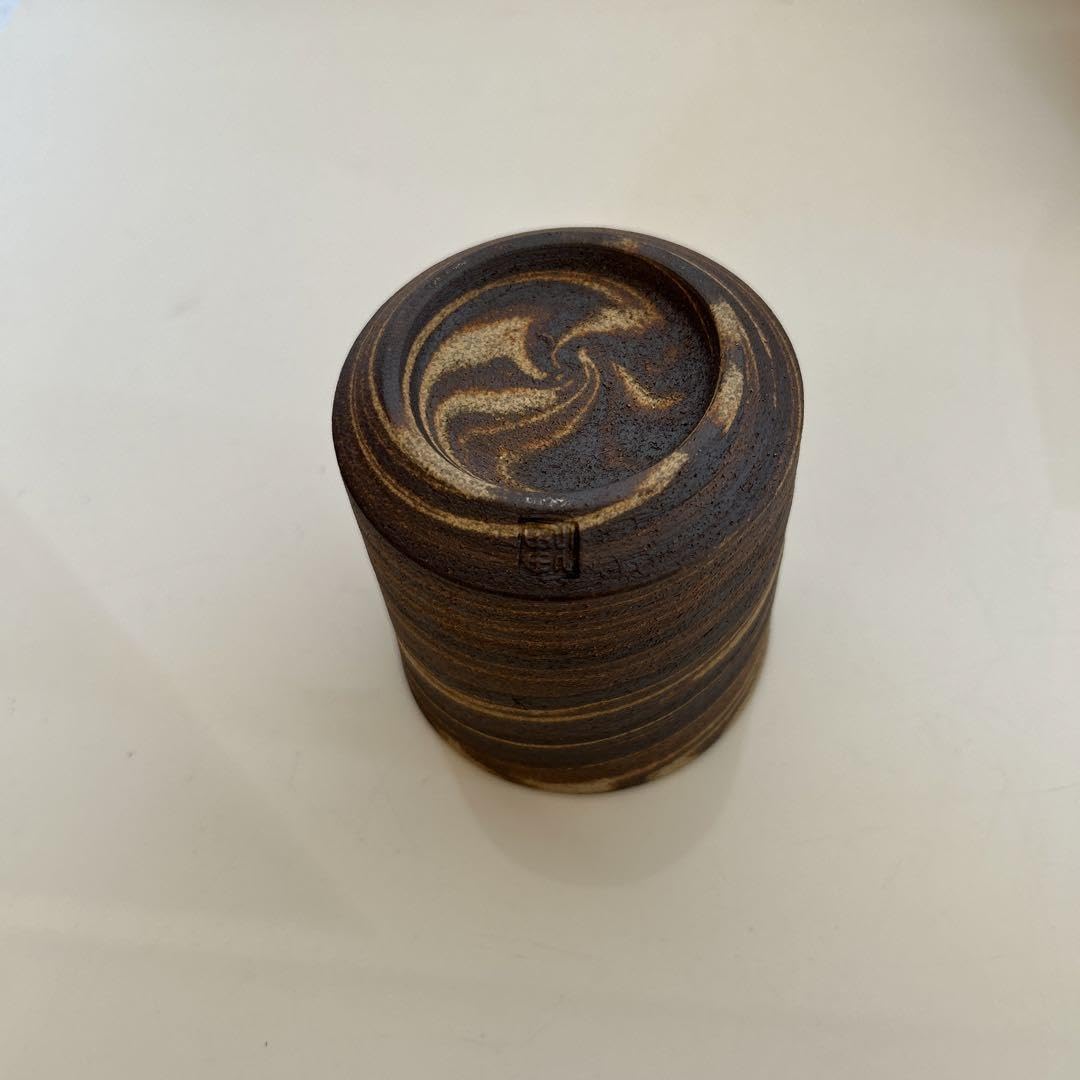 Amazon.co.jp: 益子焼 伝統工芸士 大塚健一 湯2個 : 文房具・オフィス用品