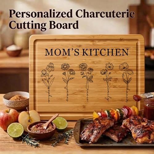 Tabla de cortar personalizada para mamá y abuela miniatura 4