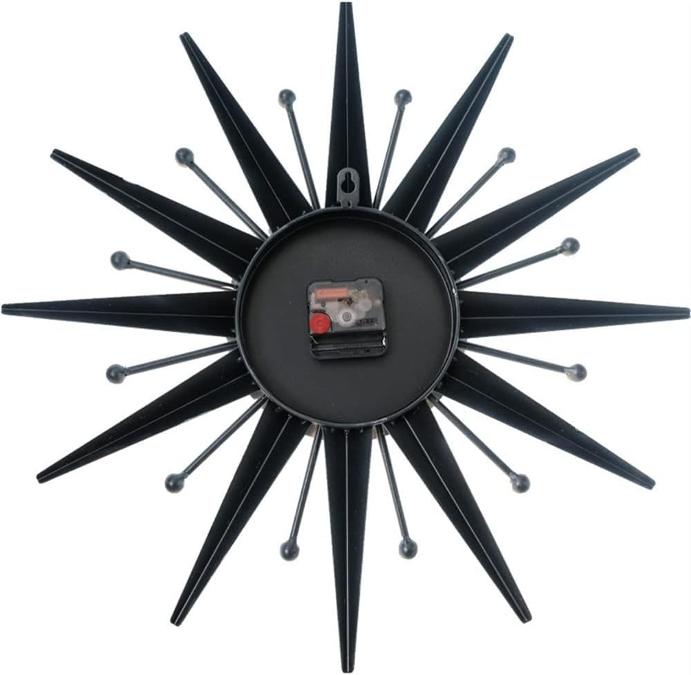 Minimalistyczny zegar ścienny Metalowy Zegar Ścienny Na Baterie Cichy Nowoczesny Zegar Artystyczny Duże Dekoracyjne Zegary Ścienne Do Salonu Sypialnia Biuro łatwy do odczytania (Size : 50 * 50cm)