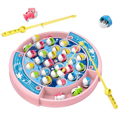 Fish Game Kids Fishing Toy, Magnetic and Hook Fishing Game for Ki...