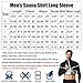 Vuirrm Sauna Shirt for Men, Men's Workout Sweatshirts, Slimming Shapewear Sweat Burn Fat Tummy Control Workout Top Long Sleeve,L,Black