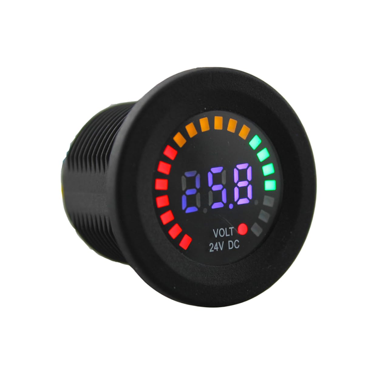 SOIMISS Voltímetro de Digital LED para Coche y Motocicleta Voltímetro para Coche y Motocicleta