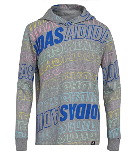 Vêtement de sport garçon adidas t-shirt à capuche en coton doux pour protéger du vent