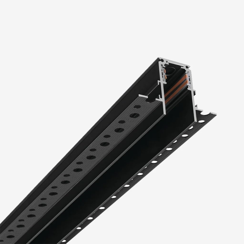 PHILIPS Recessed Track 1M v2 | Durable Metal Track for LED Spotlights & Pendant Lights | Modern Recessed Lighting Solution for Homes, Offices & Retail | Pack of 1