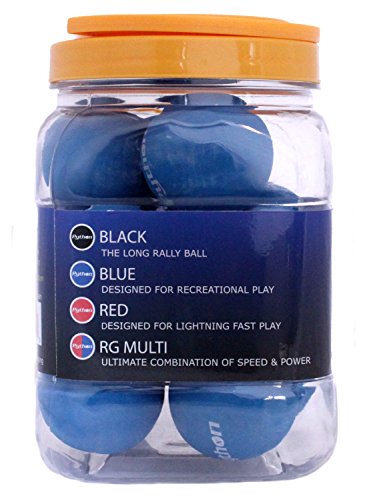 Python Blue Racquetballs (Value Pack - 12 Ball Jug/Standard Color w/Tournament Quality!)