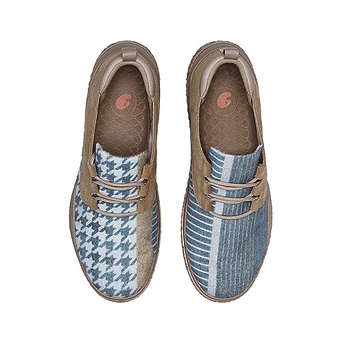 UIN Men's Art Travel Walking Shoes Slip On Casual Lightweight Wide Toe Chunky Comfort Fashion Sneaker Bardenas2