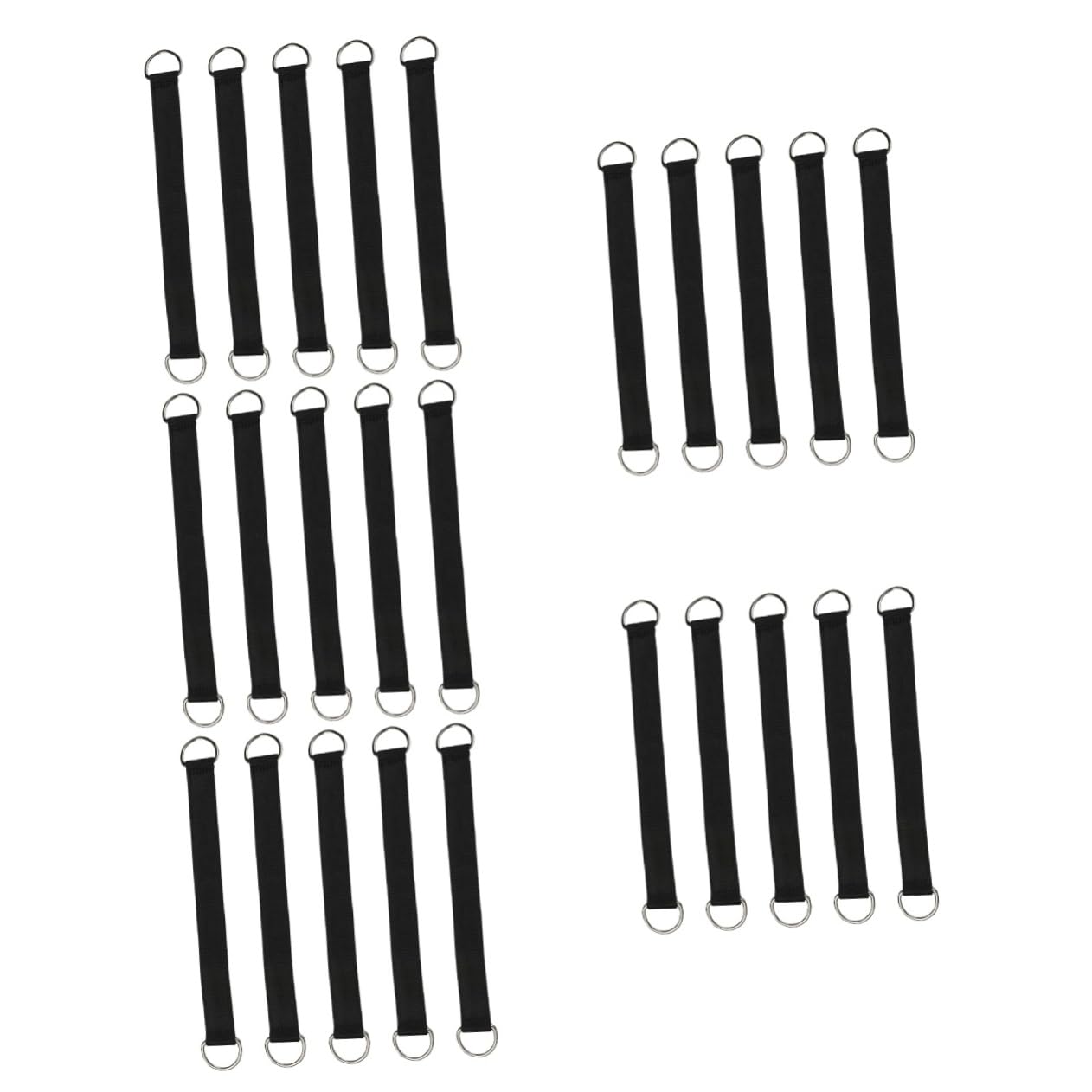 TOYANDONA 5 Series Cinturones Colgantes para Hamacas con Argollas De Inoxidable para Columpios De Exterior Fáciles De Instalar Y Ligeras para Camping Y Actividades Al Aire 5 Piezas X 5