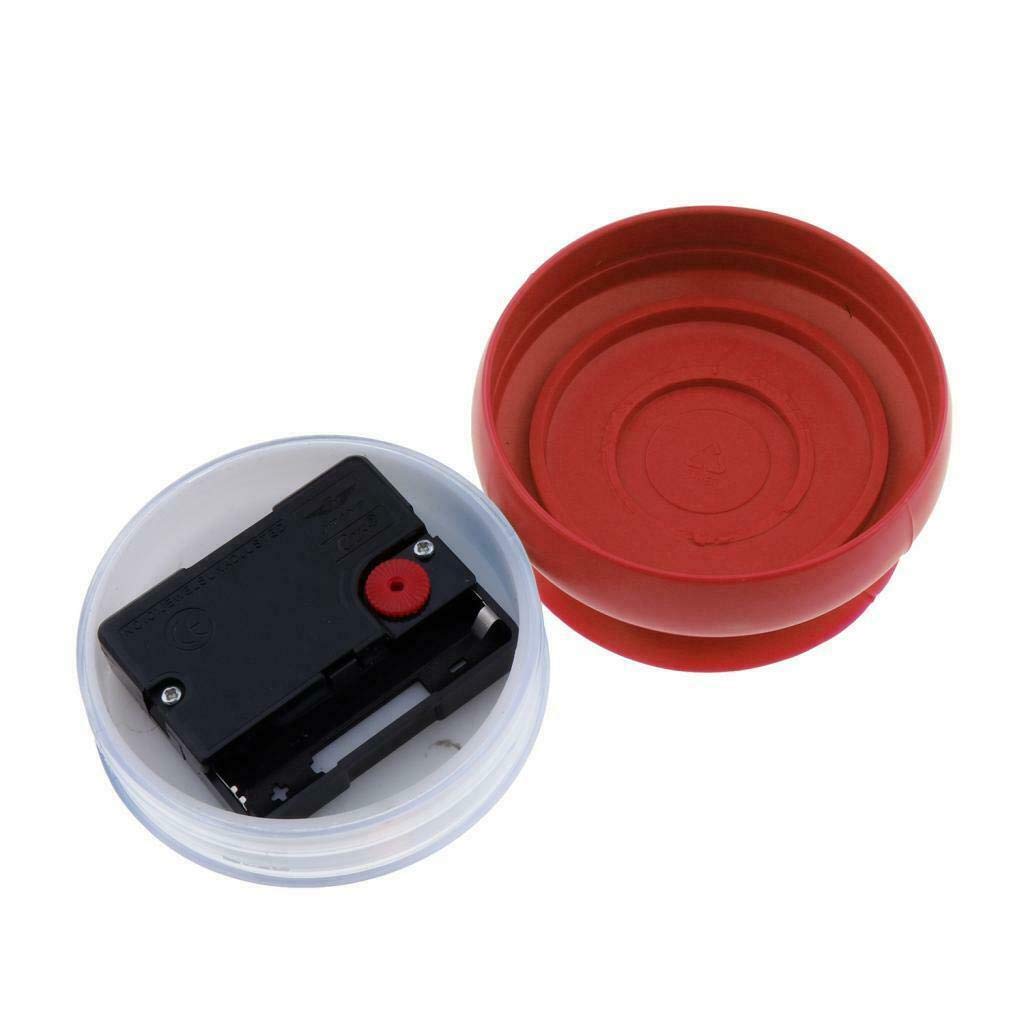 Home Decor 2Pcs Shower Bathroom Clock Waterproof Mini Bath Wall Clock Moistureproof