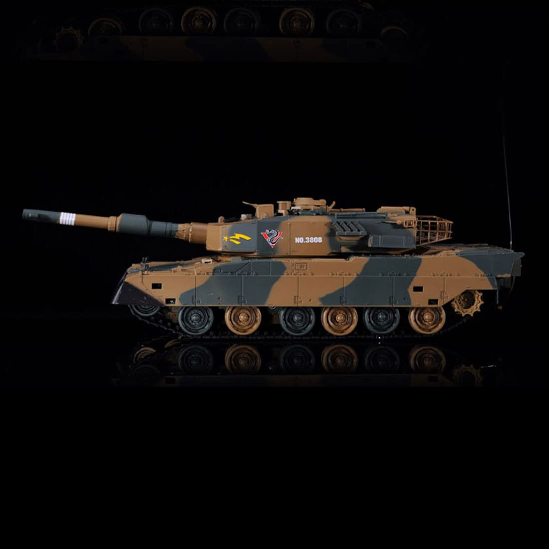 RC Leopard2 czołg A5 ze światłami i efektami dźwiękowymi, skala 1/24, pilot zdalnego sterowania, czołg z odrzutem, realistyczny model wojskowy do zabawy wewnątrz i bitew wieloosobowych