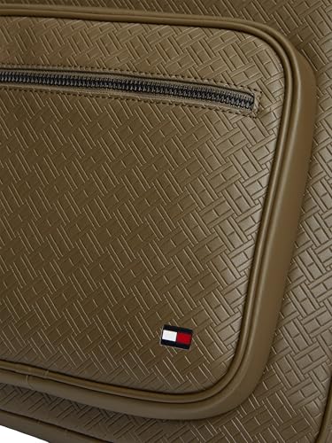 Image of Tommy Hilfiger Men's Embossed Flag Backpack, WILLOW GREEN One Size