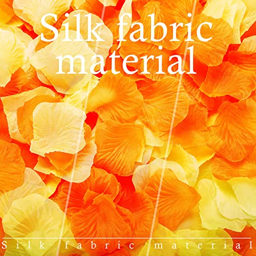 Giegxin DF-GIEGXIN-46 2000 Pcs Orange Yellow Rose Petal For Wedding Decorations Fake Silk Rose Flower Petals Artificial Rose Petals thumb #2