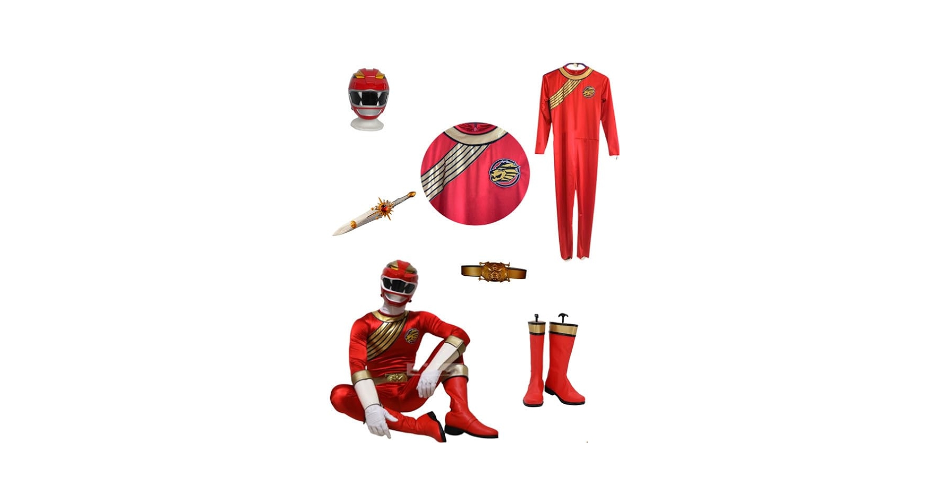 百獣戦隊ガオレンジャー ガオレッド オーダーメイド受付中 Amazon.co.jp: [エゴシー] 出品 実物撮影 百獣戦隊