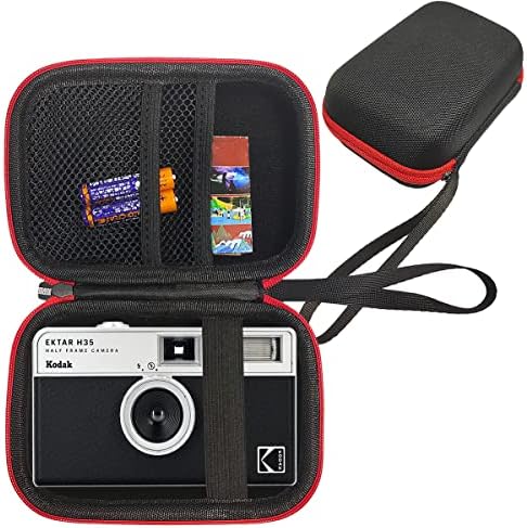 Silikonhülle Für Kodak EKTAR H35/H35N - Stoßfest Mit Rückengurt, Schwarz