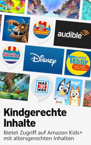 Echo Dot Kids (Neueste Generation) | Smarter WLAN- und Bluetooth-Lautsprecher | 1 Jahr Amazon Kids+ inklusive | Sternenstaub… – Ansicht 6