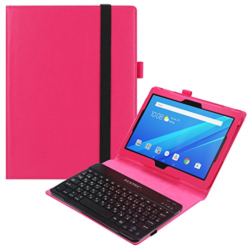 yPCATECz SoftBank Lenovo Tab4 10 / Y!mobile Lenovo Tab4 10 pU[P[Xt Bluetooth L[{[hohJ P[XUSz񁙓{͑Ή ([Y)