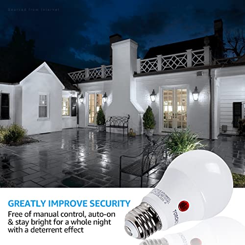 Torchstar XL1A19-4P9W50SS Dusk To Dawn Light Bulbs Outdoor thumb #2
