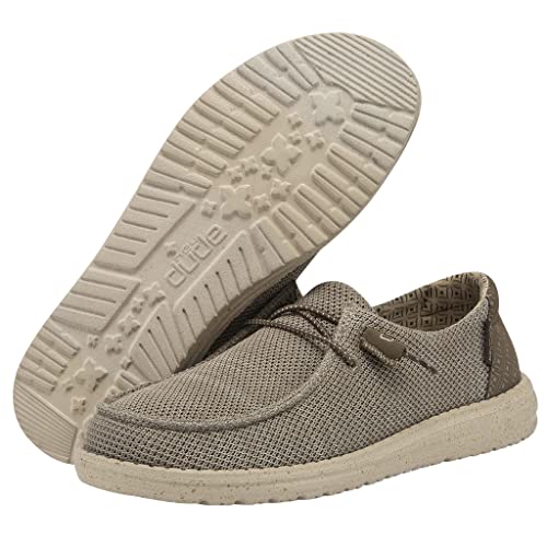 Image of HEYDUDE Women's Wendy Chambray | Women's Shoes | Women's Lace Up Loafers | Comfortable & Light-Weight