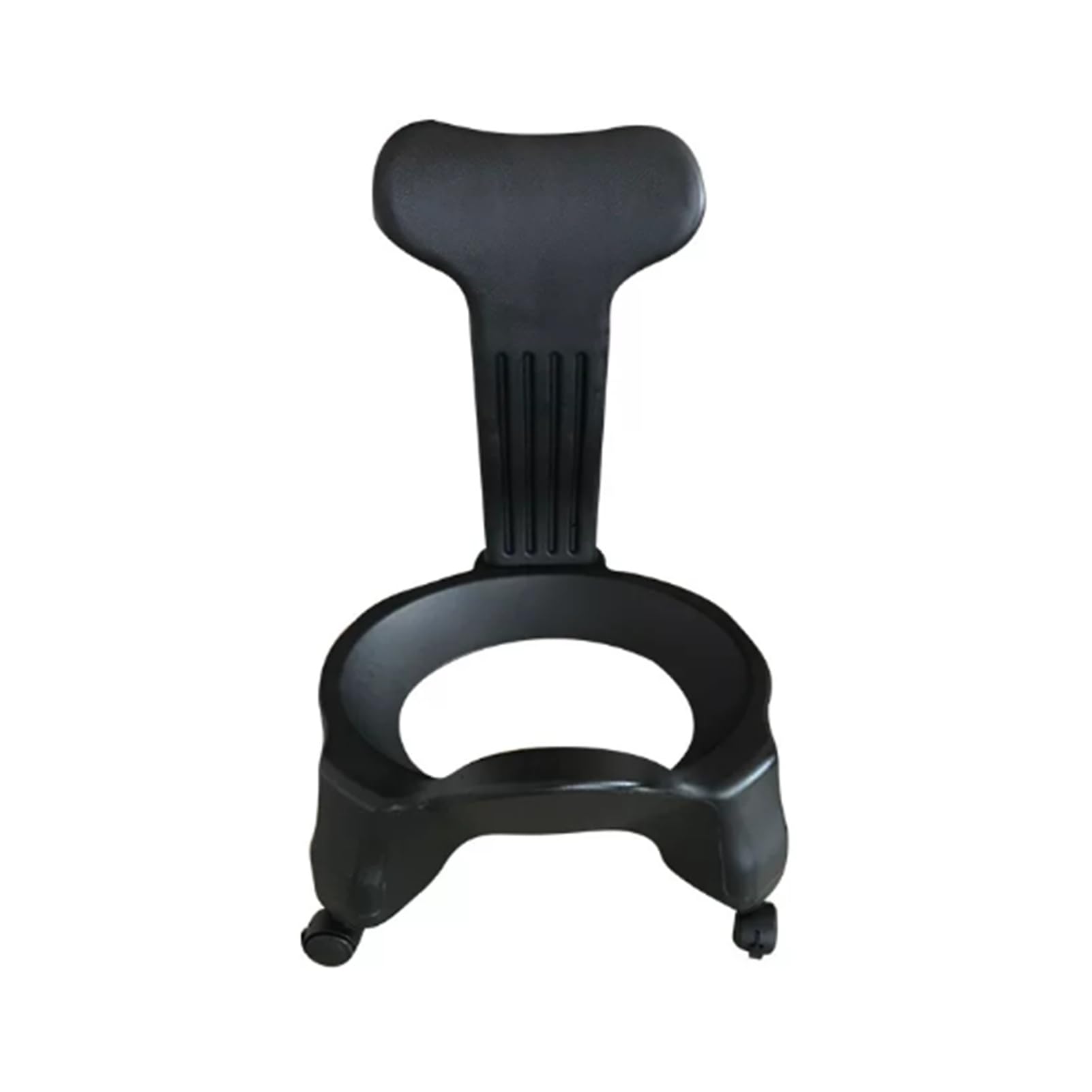 Bzjprfc Black Sports Exercise Ball Chair,Balance Ball Posture Chair