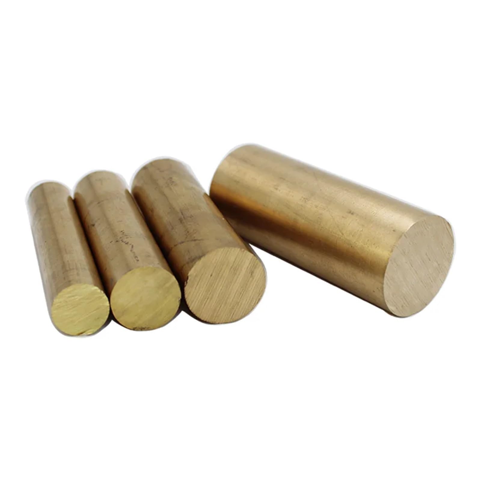 RAHBI Barra in tondino di ottone tonda varie misure leisurely (Size : 12x250mm 1pc)