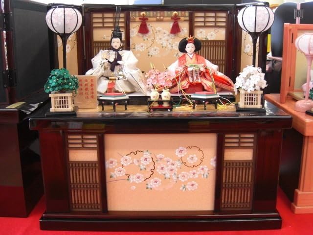 雛人形 ひな人形 お雛様 桃の節句 コンパクトに収納 収納親王飾り